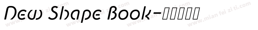 New Shape Book字体转换